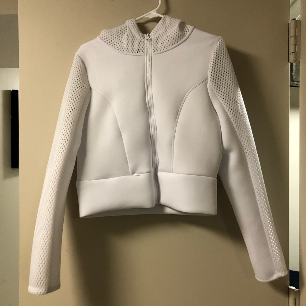 90 degree white work out jacket!